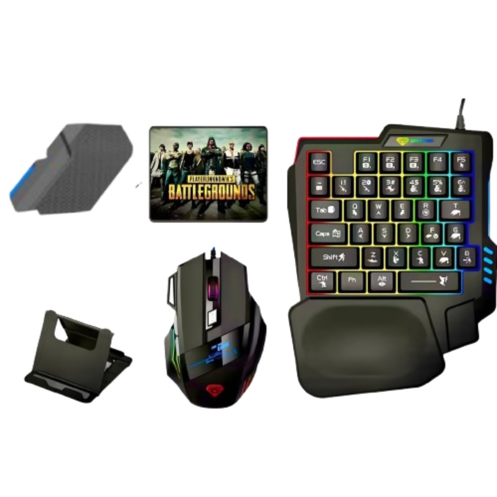 JEDEL CP-05 5 in 1 Mobile Gaming Combo Set